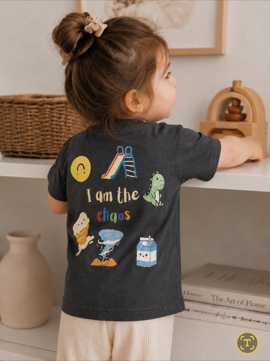 Chaos Oversized Tee | 100% Cotton Fabric - Everbare Kids