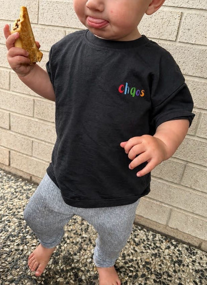 Chaos Oversized Tee | 100% Cotton Fabric - Everbare Kids