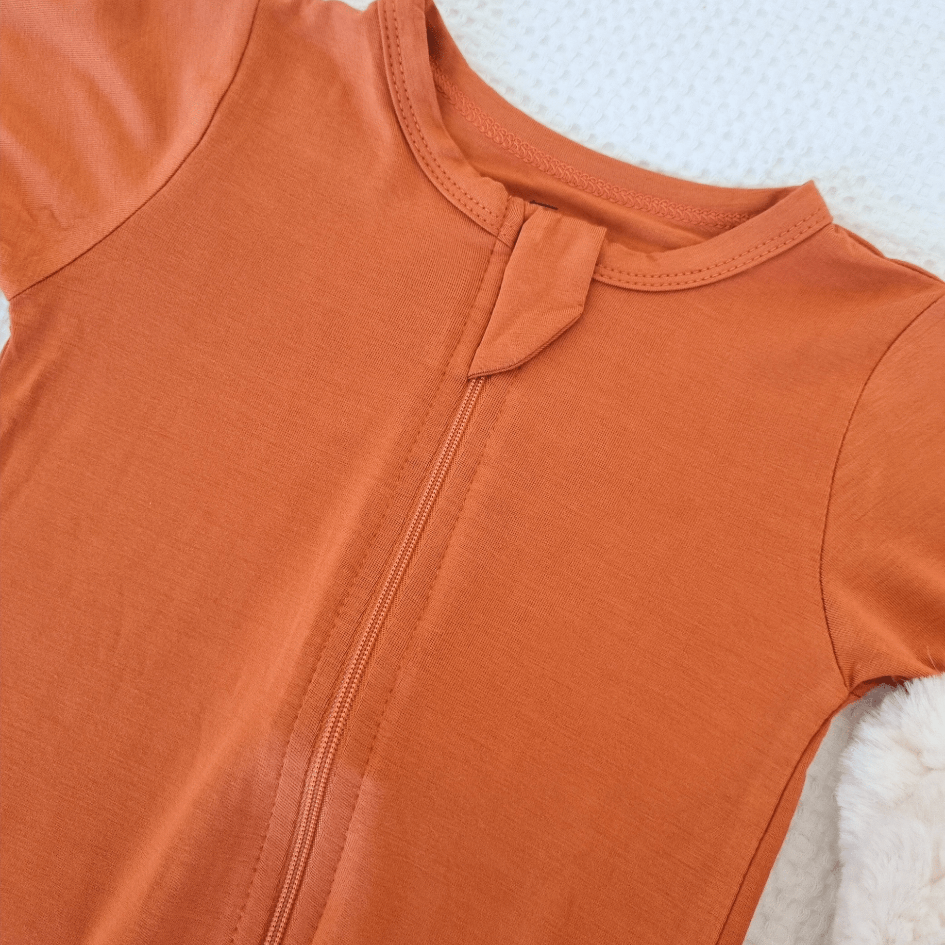 Mint Bamboo Zip Romper - Everbare Kids